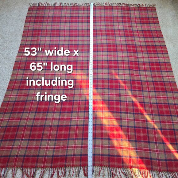 NWT Brushed Wool Tartan Blanket Throw Dunollie Castle Scotland Rare History - Picture 3 of 13